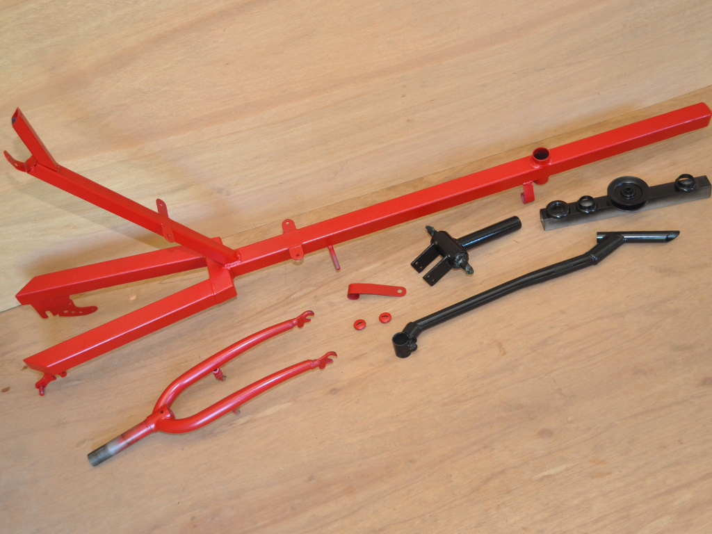 Spirit Short WheelBase - recumbent frame parts